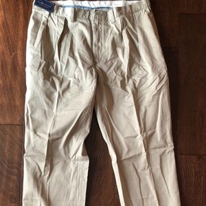 Pleated Khaki Casual Pant